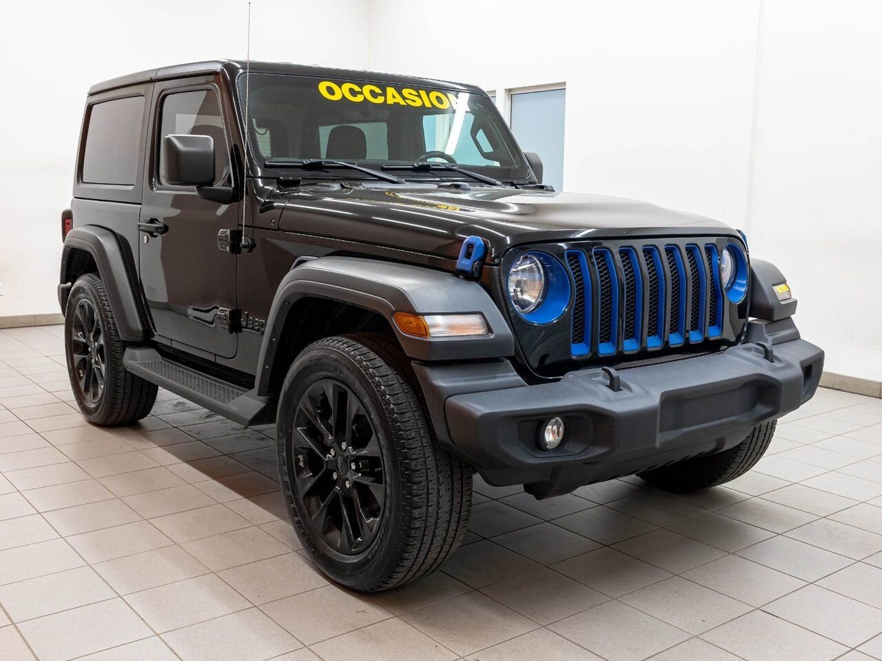 2021 Jeep Wrangler SPORT S 4X4 V6 *NAV* SIÈGES CHAUFF CARPLAY ALPINE Black Saint-Jérôme - photo #8