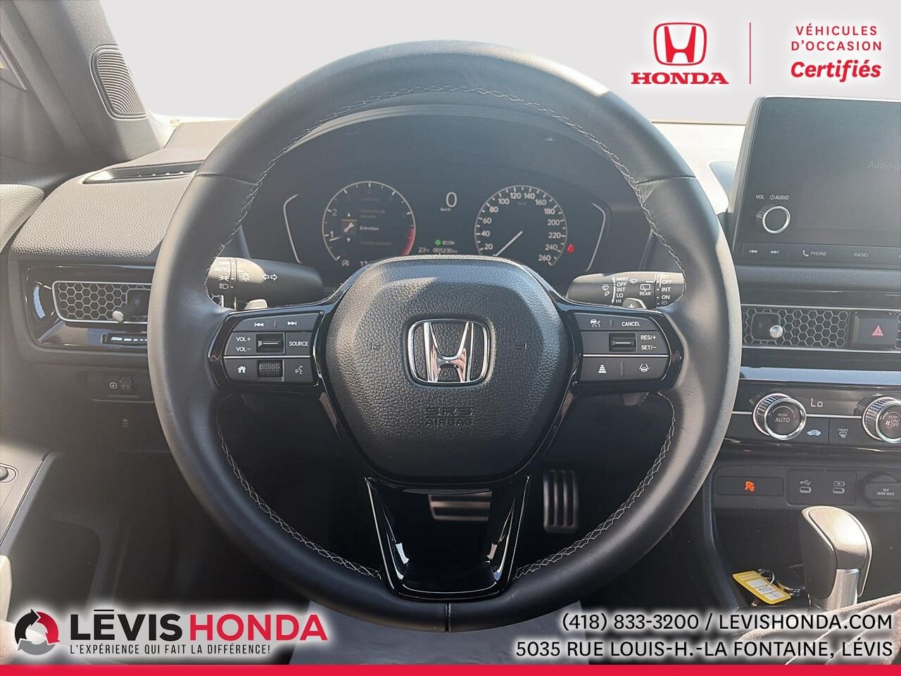 2026 Honda Civic Hayon Sport Sport CVT Silver Lévis - photo #19