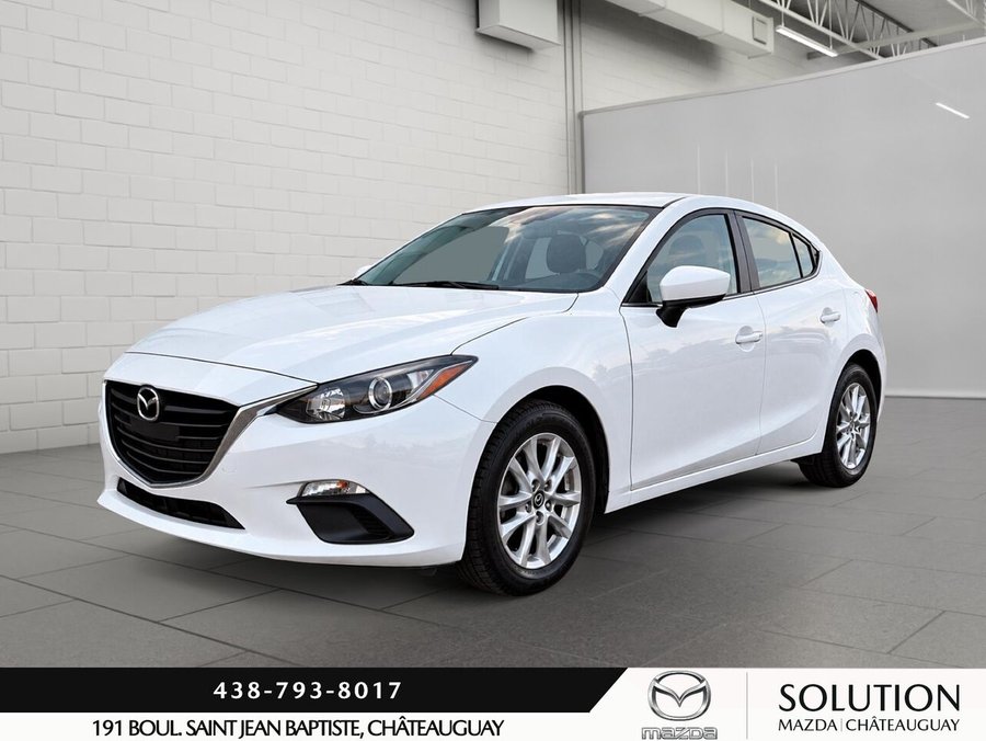 2016 Mazda 3 SPORT GS White