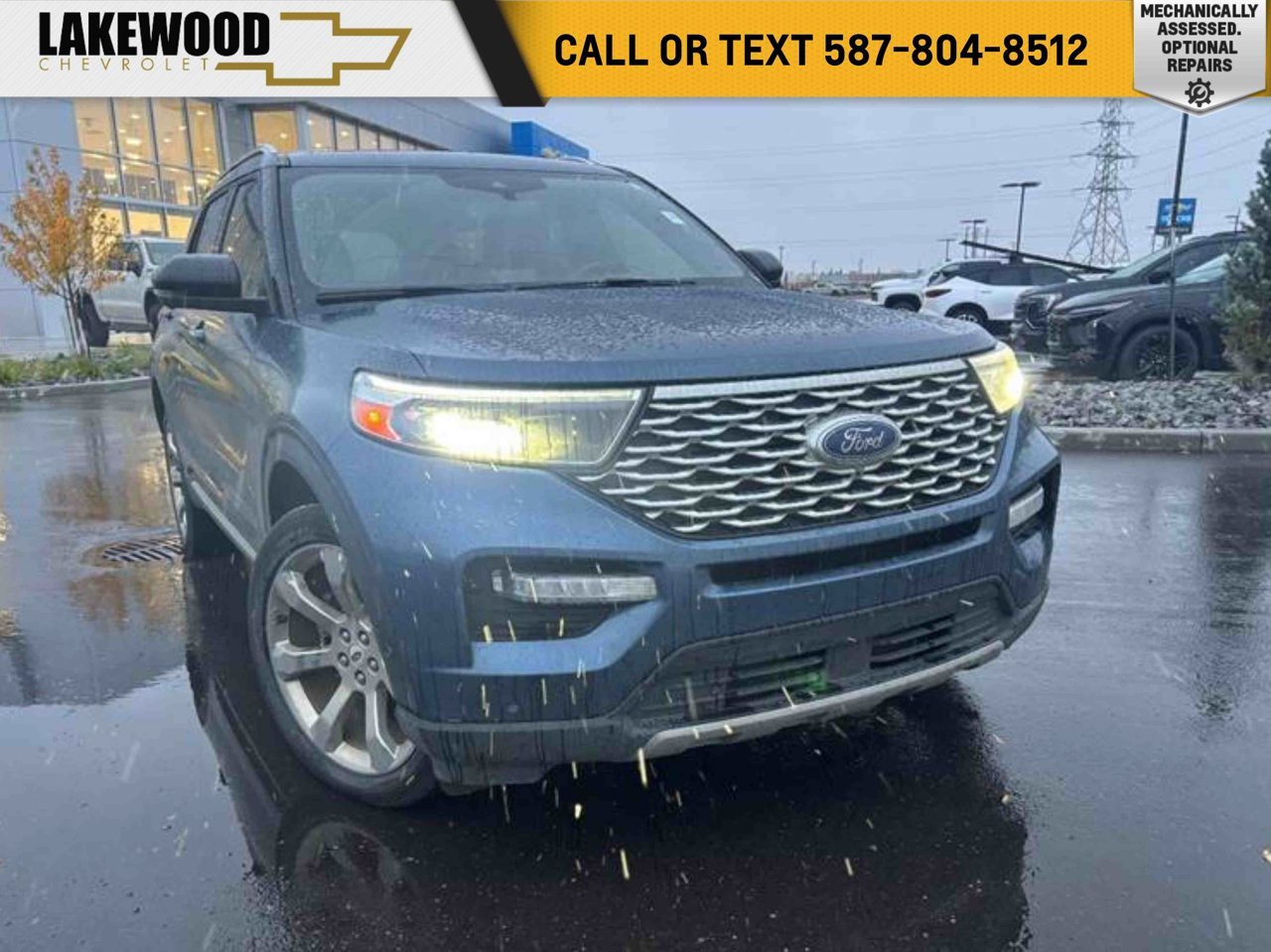 2020 Ford Explorer Platinum 4WD Blue Sherwood Park - photo #0
