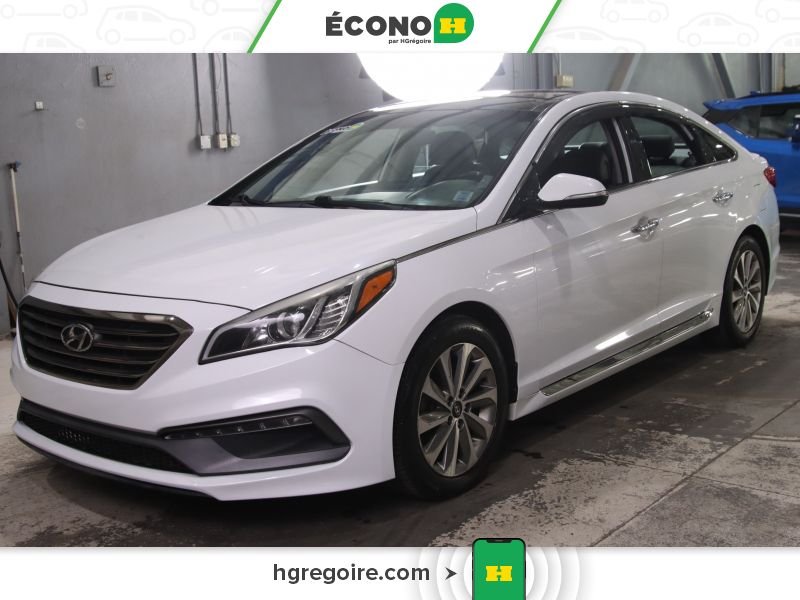 Hyundai Sonata 822298 | 2.4L SPORT TECH AUTO A/C GR ELECT MAGS 2016 Blanc Laval - photo #2