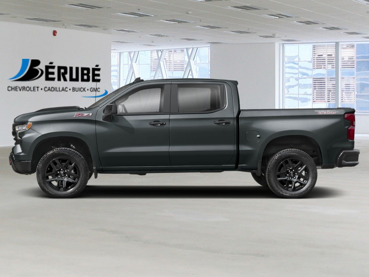 CHEVROLET Silverado 1500 K1500 SILVERADO CREW CAB LT TRAIL BOSS STD/BOX (2LT) 2026 Gris cyprès Rivière-du-Loup - photo #1