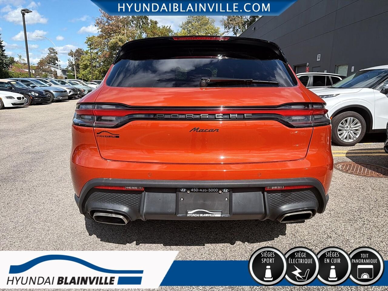 Porsche Macan 2022 Orange Blainville - photo #4