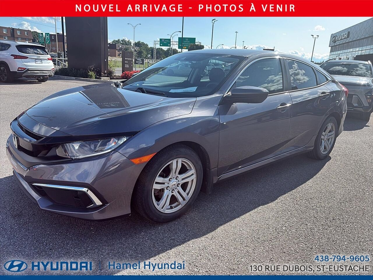 2020 Honda Civic Berline Grey Saint-Eustache - photo #2