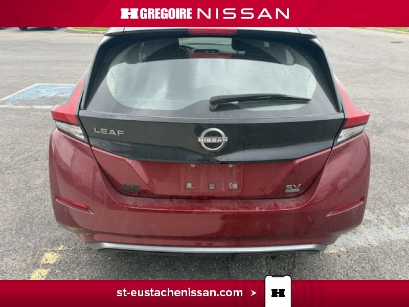 Nissan Leaf SR4811 | SV PLUS BATTERIE 62 KWH SIEGES CHAUFFANTS APPLE CA 2023 Rouge Laval - photo #11
