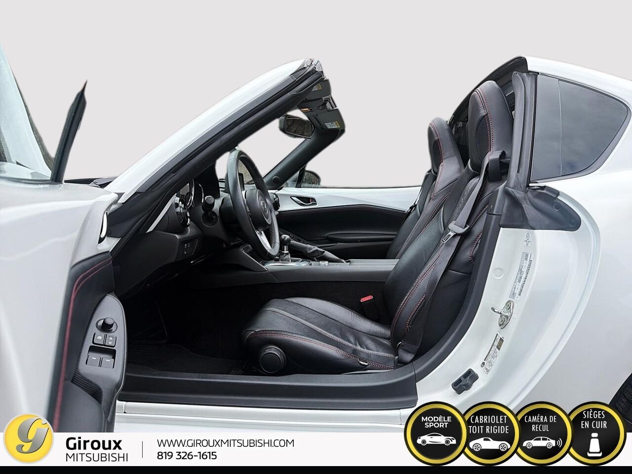 2017 Mazda MX-5 RF White Sainte-Agathe-des-Monts - photo #8