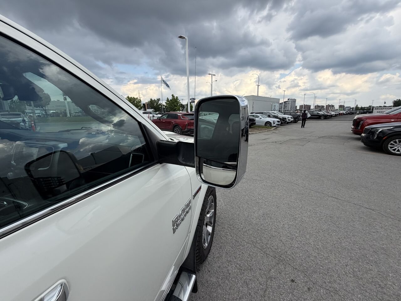 Ram 1500 *DIESEL* LIMITED CREW CAB 2018 Blanc Laval - photo #20