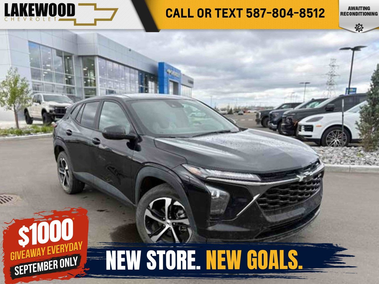 2025 Chevrolet Trax FWD 4dr 1RS Black Sherwood Park - photo #0