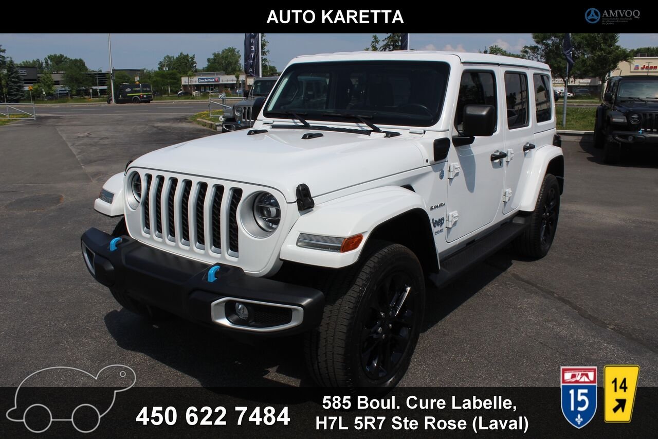 2022 Jeep Wrangler 4xe VIN: 1C4JJXP6XNW107114 White Sainte-Rose - photo #0