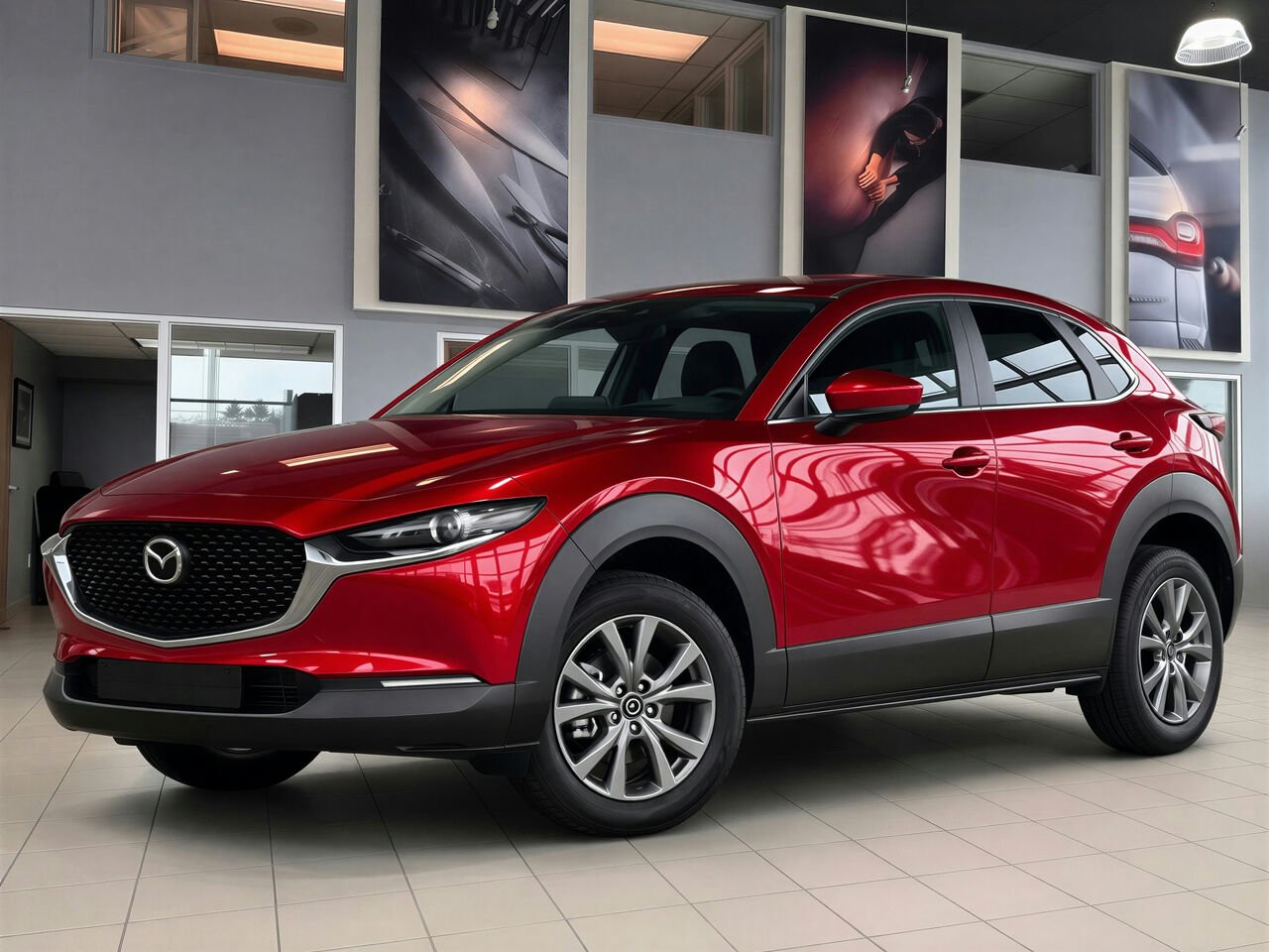 MAZDA CX-30 2026 Rouge vibrant cristal métallisé Notre-Dame-des-Prairies - photo #0