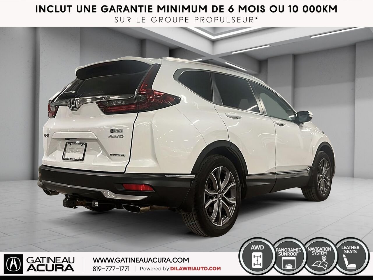 Honda CR-V Touring AWD 2020 Blanc Gatineau - photo #14