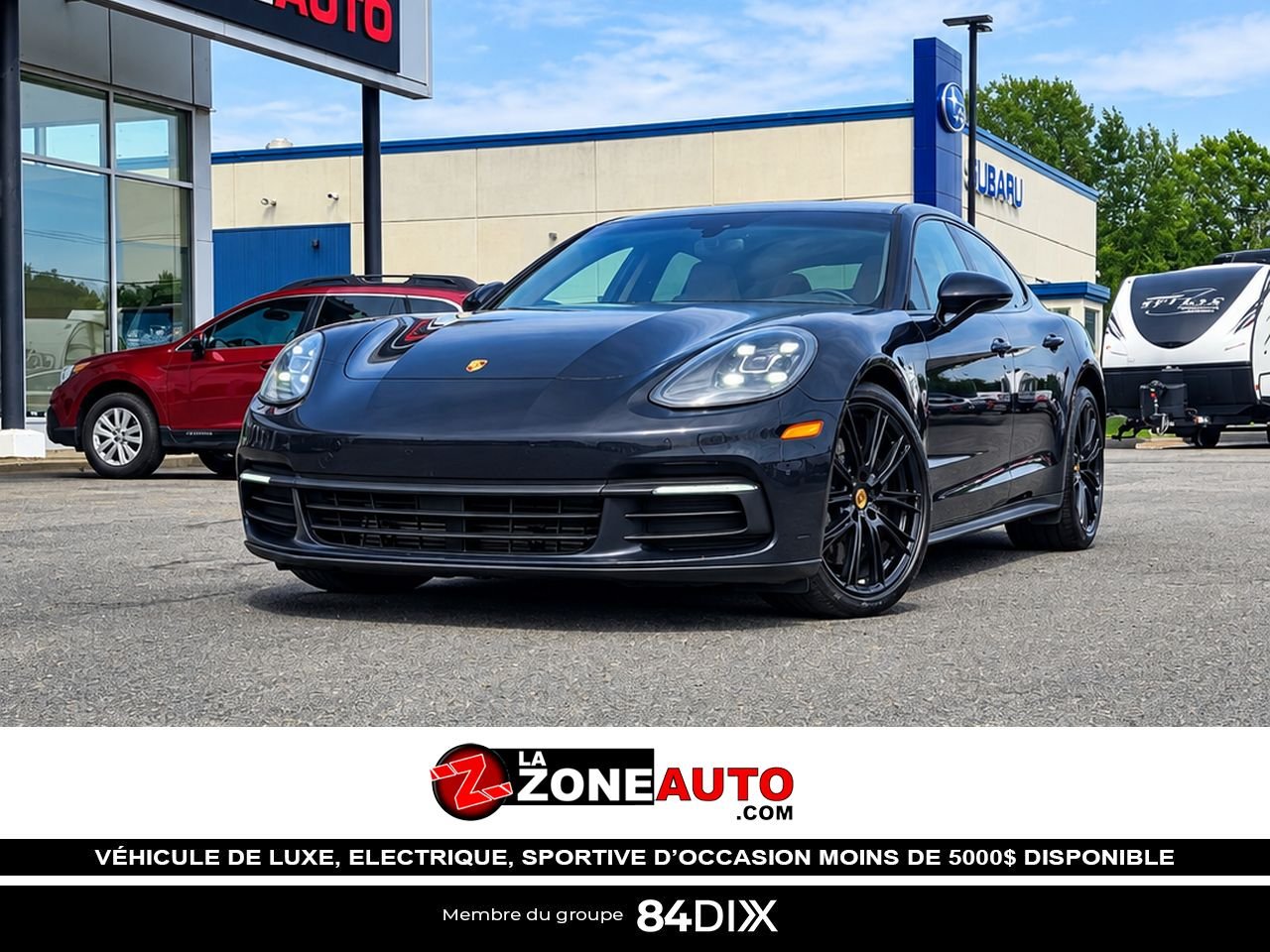 Porsche Panamera 4 Chrono 2019 Bleu Granby - photo #0