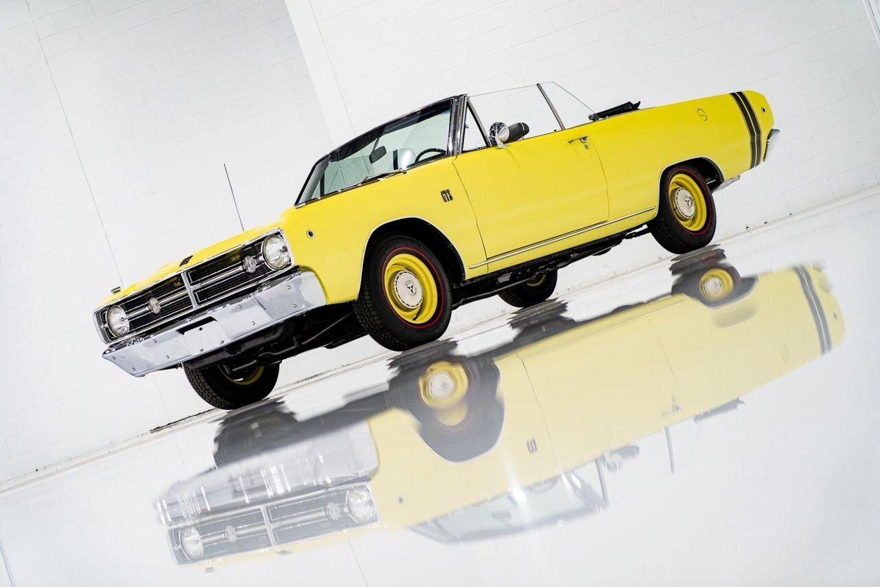 Dodge Dart *PRIX EN USD* GTS Conv Matching #s 340 cu in With Original Built Sheet 1968 Jaune Montréal - photo #47