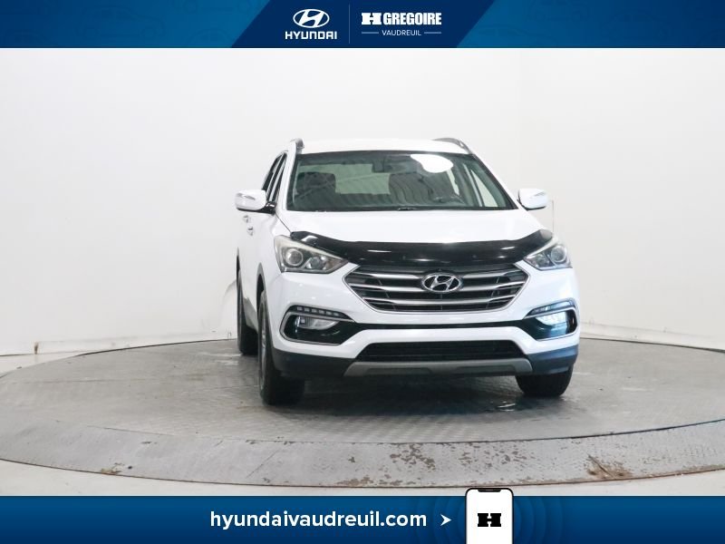 2018 Hyundai Santa Fe White Laval - photo #0