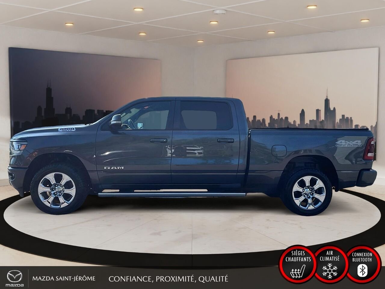 Ram 1500 Big Horn cabine d'équipe 4x4 caisse de 6 pi 4 po 2020 Gris Saint-Jérôme - photo #11