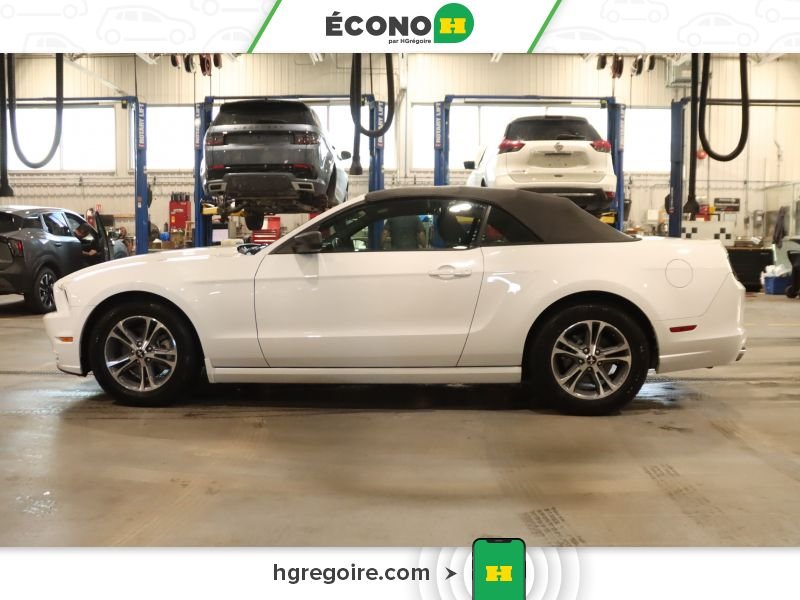 Ford Mustang 2014 Blanc Laval - photo #4
