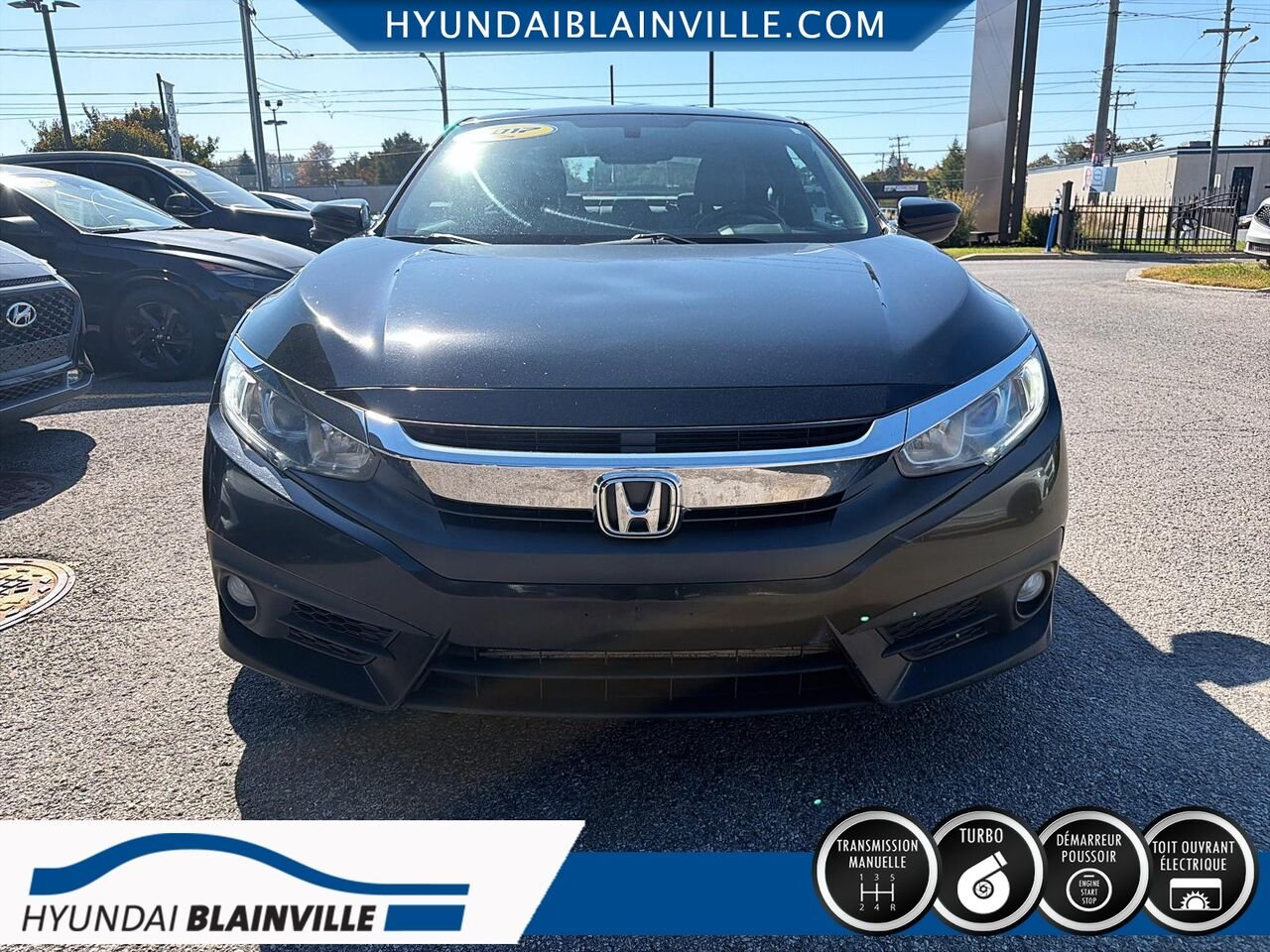 Honda Civic Coupé 2017 Noir Blainville - photo #1