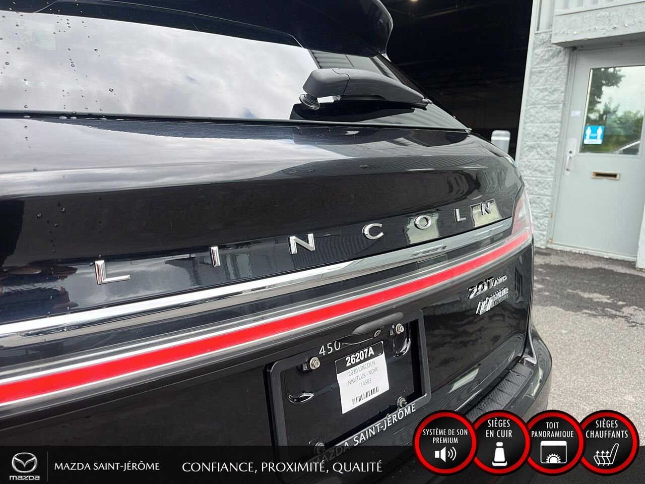 Lincoln Nautilus Ultra | TOIT PANORAMIQUE | AWD | CUIR | 2020 Noir Saint-Jérôme - photo #7