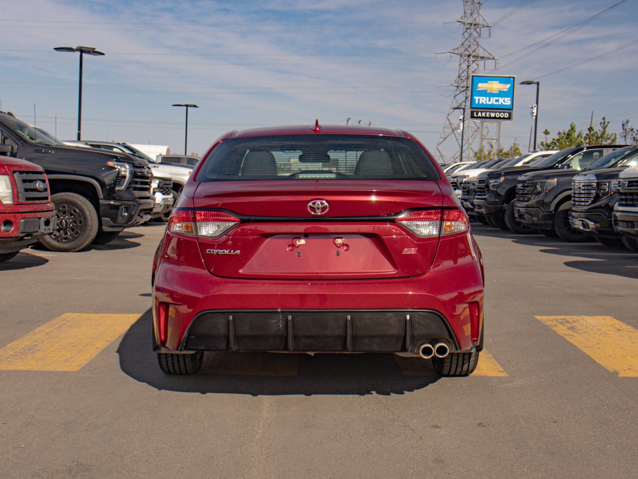 2024 Toyota Corolla SE CVT Red Sherwood Park - photo #8