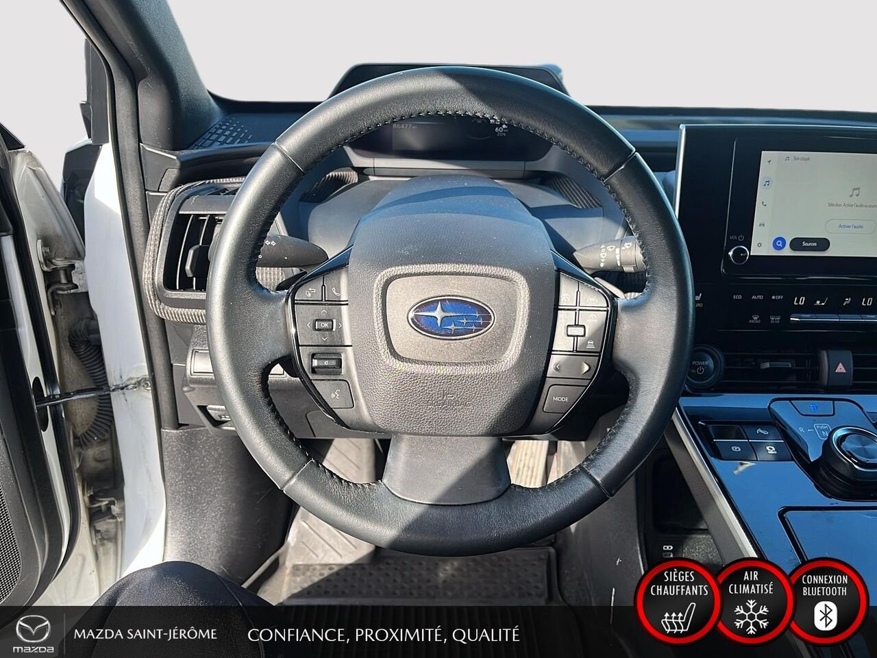 Subaru Solterra AWD | 100 % ÉLECTRIQUE | APPLE CARPLAY | EYESIGHT | DÉMARREUR À DISTANCE 2023 Blanc Saint-Jérôme - photo #13