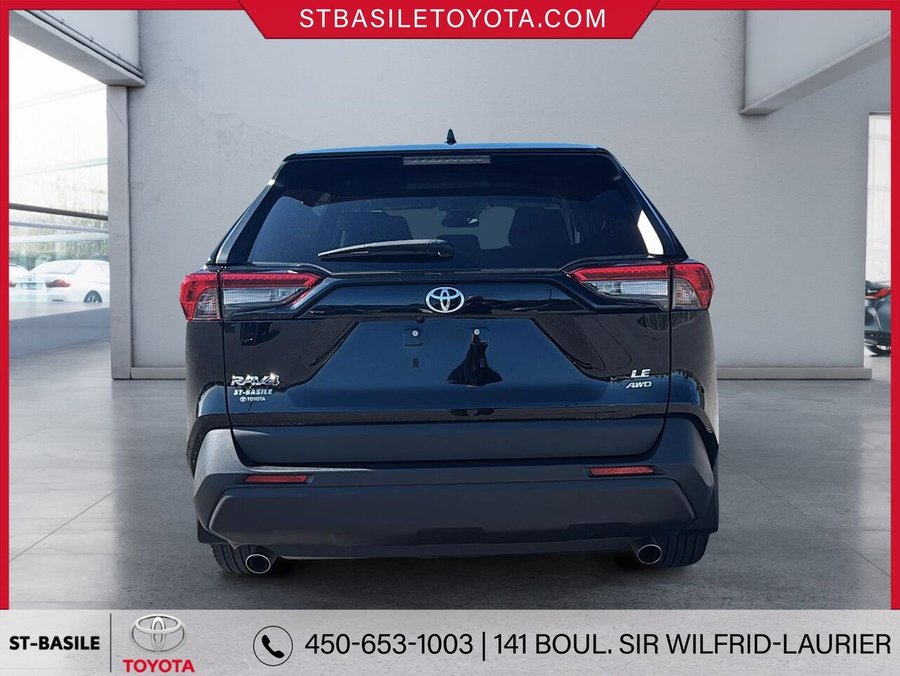 2024 TOYOTA RAV4 LE AWD Midnight Black Metallic
