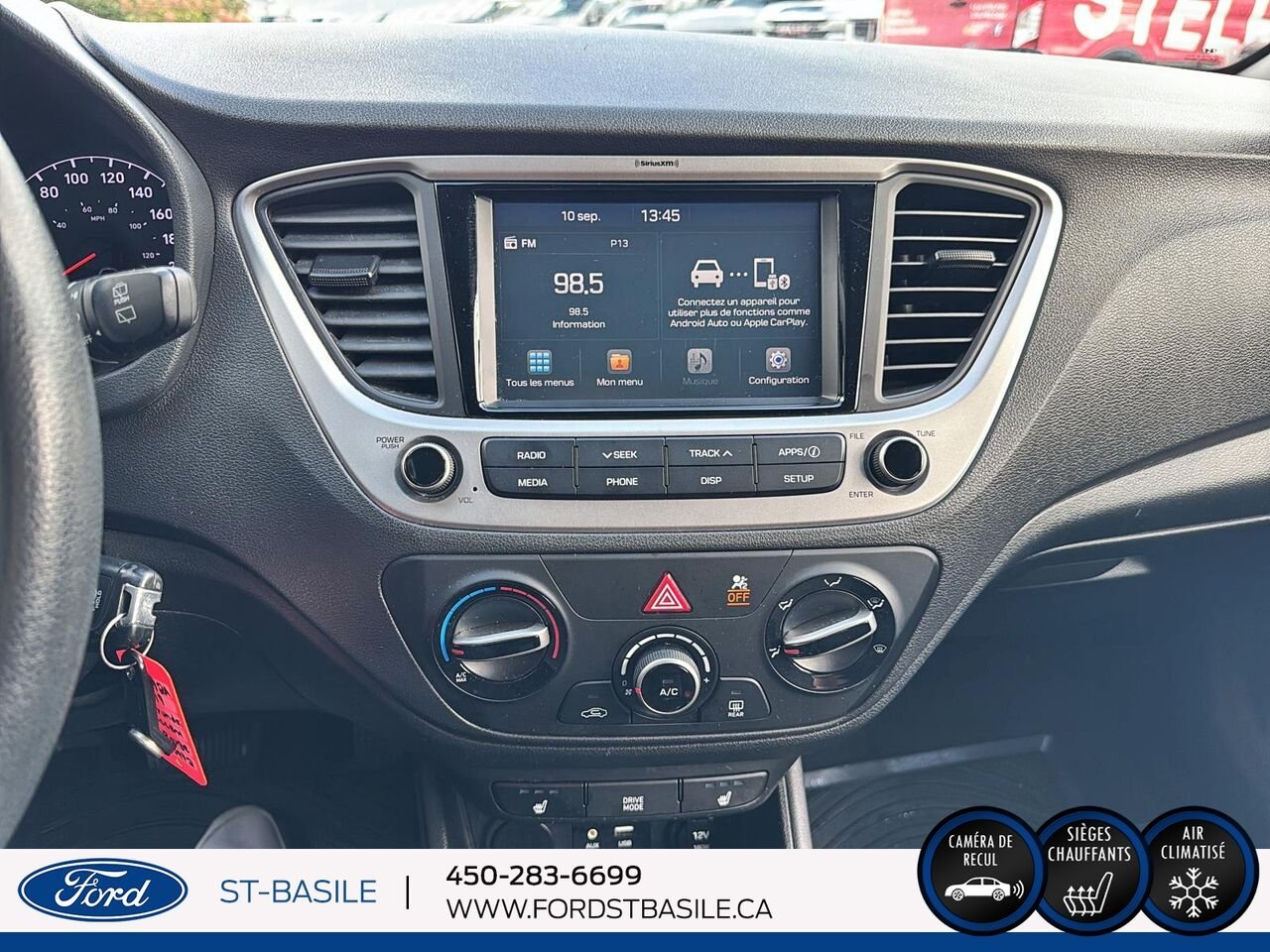 2019 HYUNDAI ACCENT Red Saint-Basile-le-Grand - photo #22