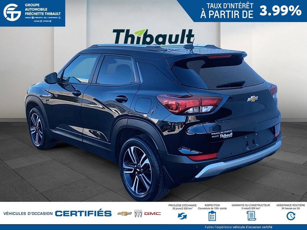 2024 CHEVROLET TRAILBLAZE Traction intégrale, 4 portes LT Black Montmagny - photo #3