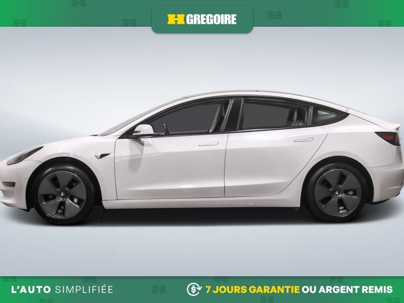 2021 Tesla Model 3 White Laval - photo #4
