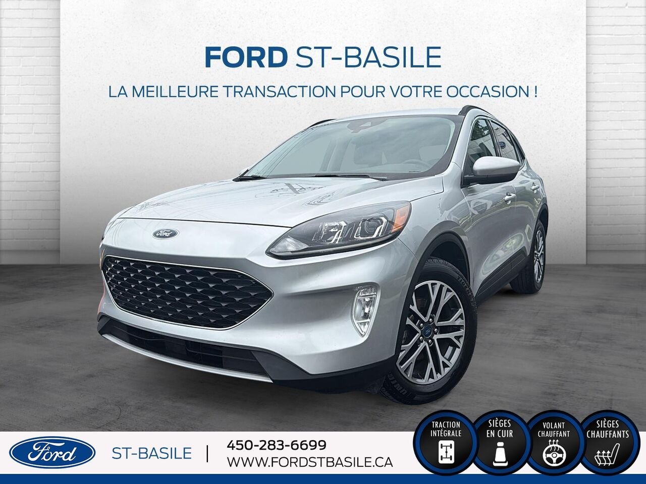 Ford Escape 2020 Argent Saint-Basile-le-Grand - photo #0