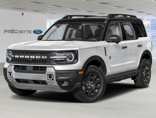 Ford Bronco Sport Badlands 4x4 2026 Blanc sidéral métallisé