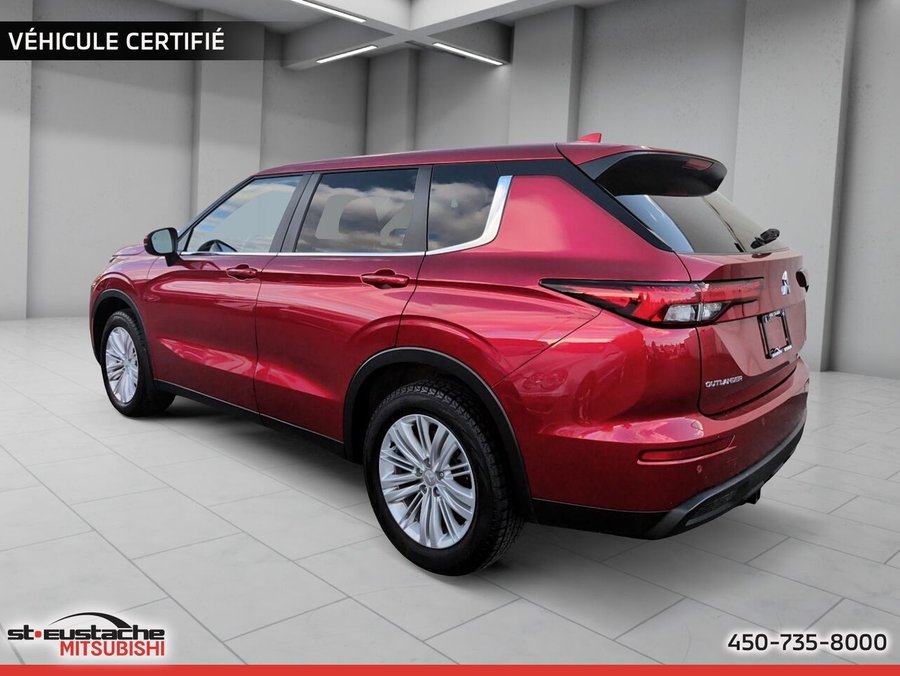 Mitsubishi Outlander ES S-AWC-BANC CHAUFFANT-CAMERA DE RECUL-CARPLAY/ANDROID AUTO 2024 Rouge