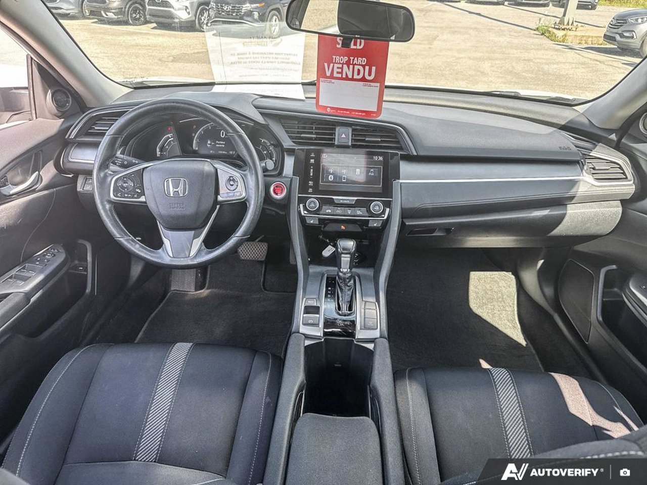 2018 Honda Civic Sedan 2HGFC2F62JH031225 White Mirabel - photo #26