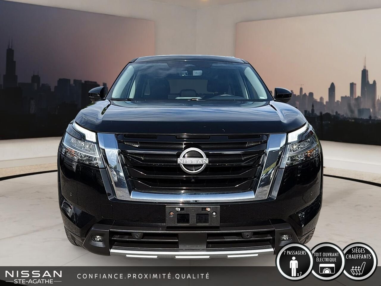 Nissan Pathfinder SL TI | CUIR | TOIT OUVRANT | NAVIGATION | ATTELAGE 6 000 LB 2024 Noir Saint-Jérôme - photo #1