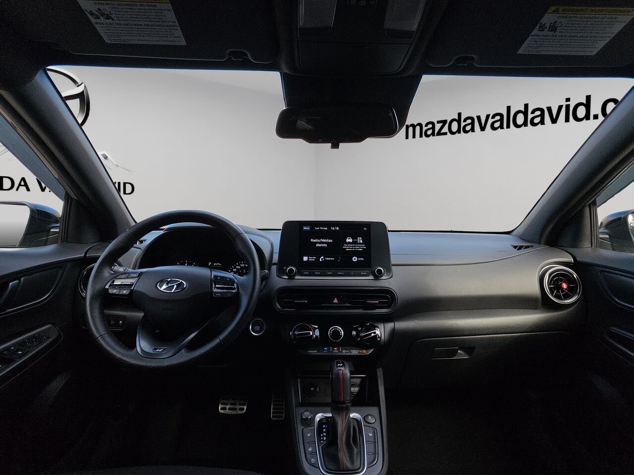 Hyundai Kona 1.6T N Line TI avec toit bicolore, NAVIGATION, APPEL CAR PLAY, CAMÉRA RECUL 2022 Gris Val-David - photo #14