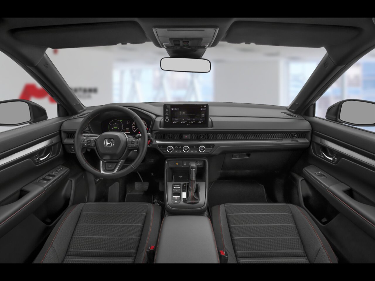 2027 Honda CR-V Hybrid Sport Traction Intégrale Radiant Red Metallic Matane - photo #3