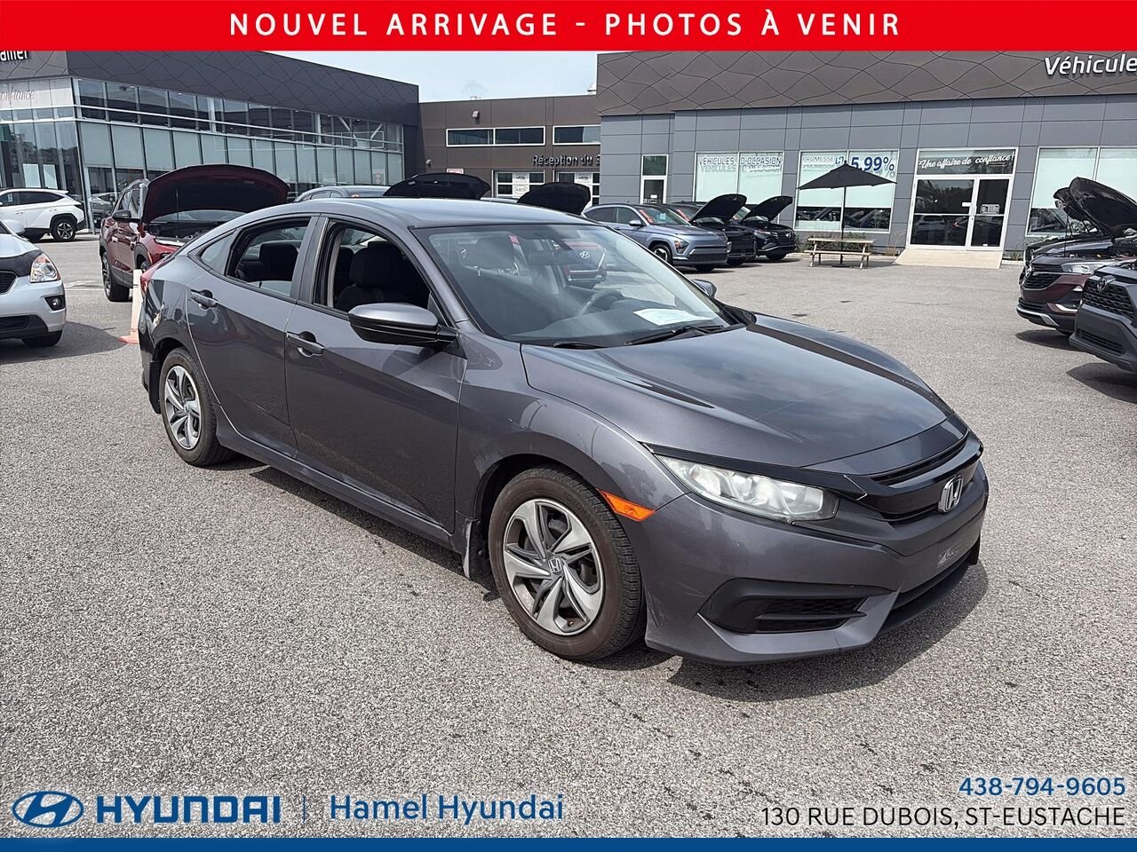 2016 Honda CIVIC Grey Saint-Eustache - photo #1