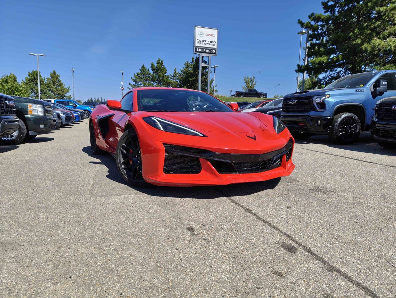 2025 Chevrolet Corvette 2dr Z06 Cpe w/1LZ Red Sherwood Park - photo #2
