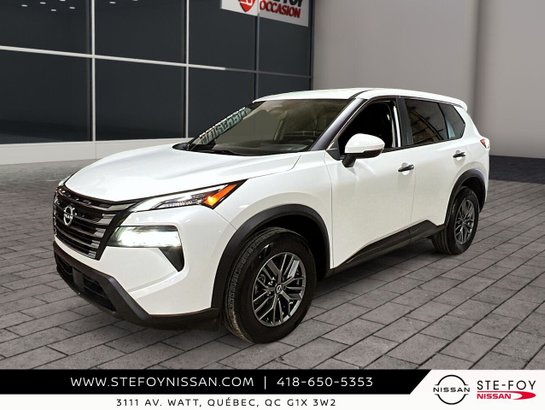 2024 Nissan ROGUE S TRACTION INTEGRALE CAMERA DE RECUL , SIEGES CHAUFFANTS , CARPLAY, PRISE USB, SURVEILLANCE D'ANGLES MORTS. White