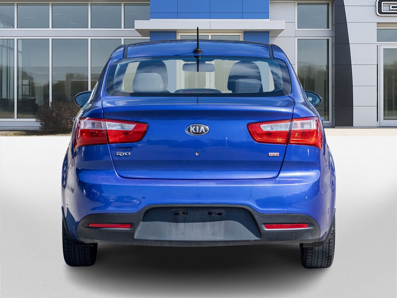 Kia Rio Berline 4 portes, boîte automatique, LX+ 2013 Bleu Châteauguay - photo #3