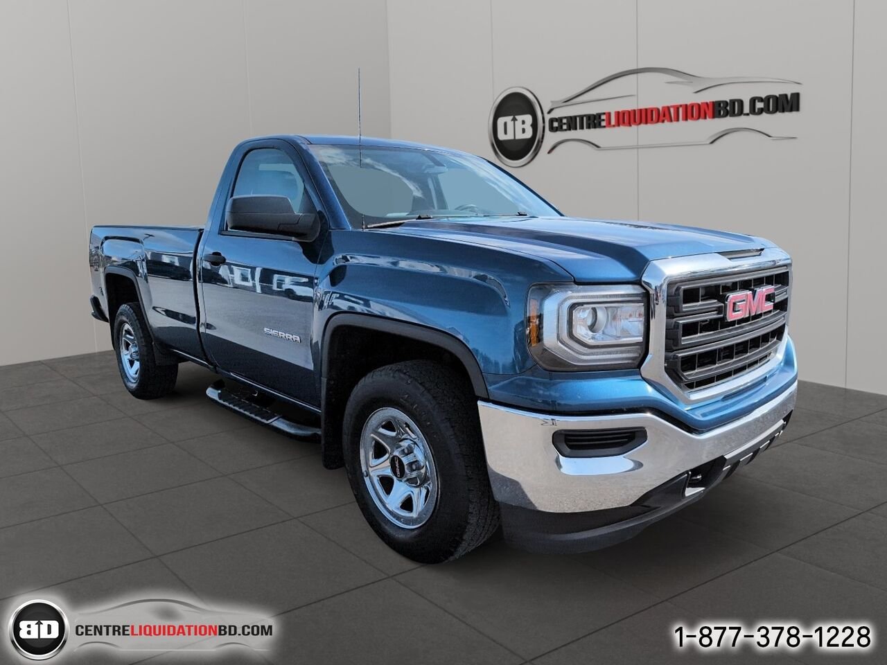 2017 GMC Sierra 1500 CAB REGULIER 2RM BOITE 8P | BD0419 Blue Granby - photo #2
