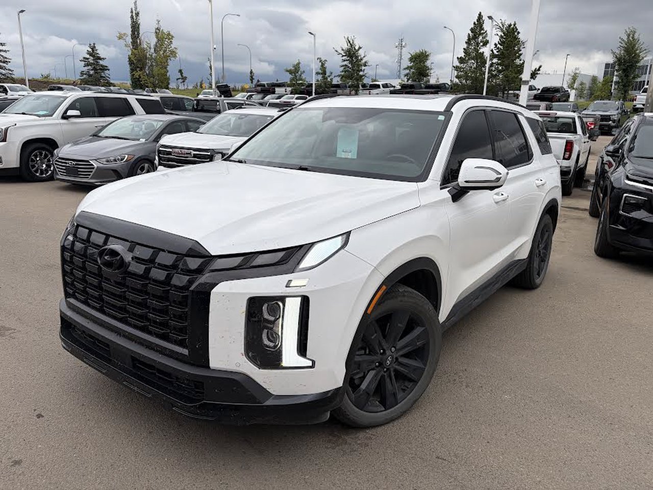 2024 Hyundai Palisade Urban 7-Passenger AWD White Sherwood Park - photo #2