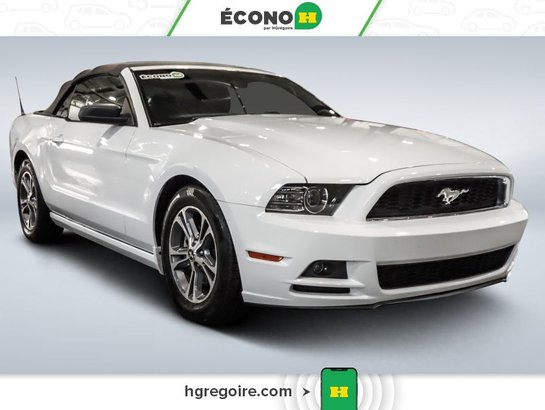 2014 Ford Mustang V6 Premium CONVERTIBLE GR ÉLEC A/C MAGS White
