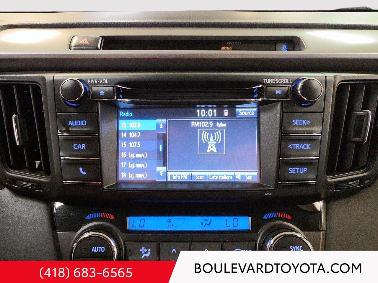 2016 Toyota RAV4 100287A-010 | XLE, AWD Silver Québec - photo #13