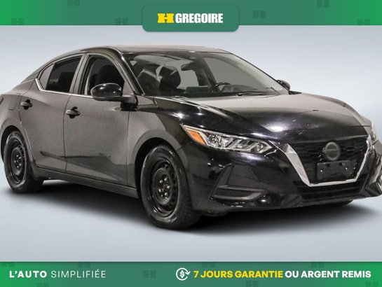 2021 Nissan Sentra SV AUTO A/C GR ELECT MAGS TOIT CAM RECUL BLEUTOOT Black
