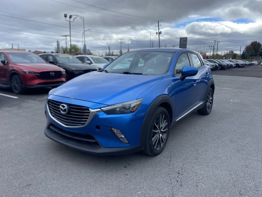 Mazda CX-3 GT | AWD | TOIT OUVRANT | CUIR | CAMERA DE RECUL | GARANTIE 1 AN INCLUSE *579-888-9954* TEXTOS 2016 Bleu