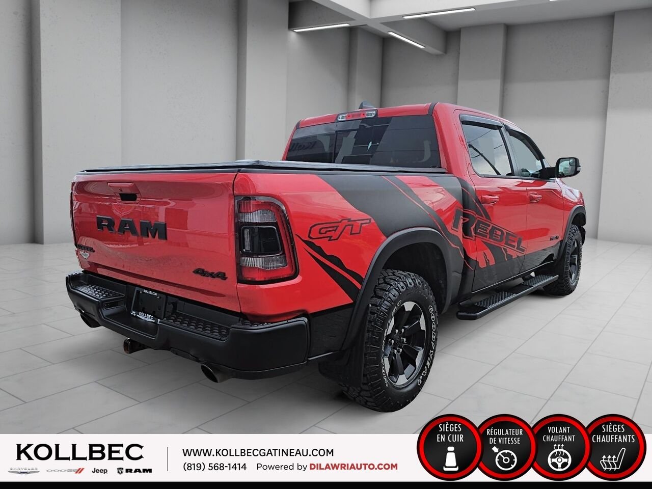 RAM 1500 Rebel GT Crewcab 4x4 2022 Rouge Ottawa & Gatineau - photo #14