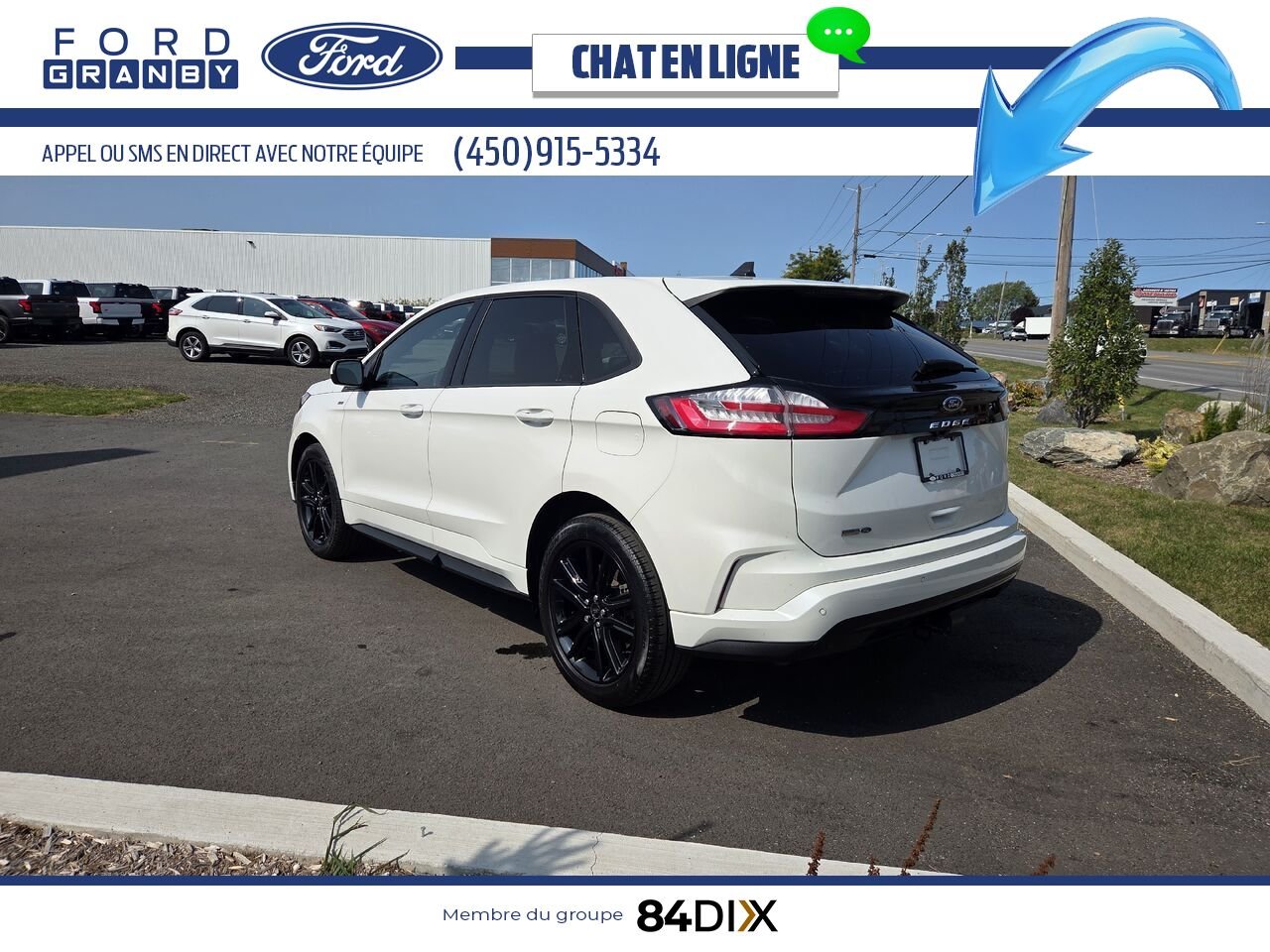 Ford Edge 2024 Blanc Granby - photo #4