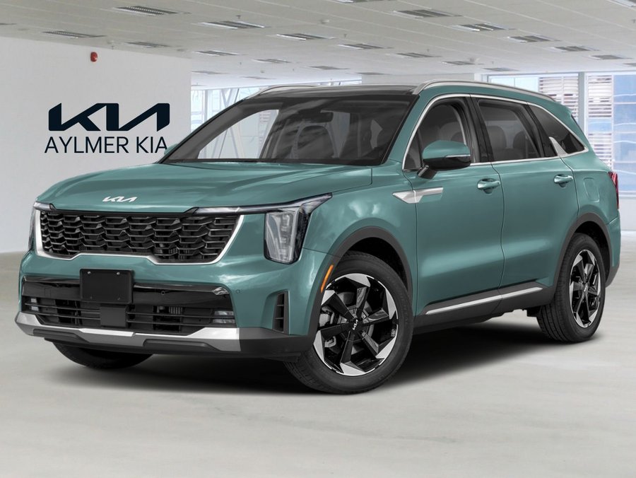 KIA Sorento hybride EX Traction Intégrale 2026 Vert paysage urbain