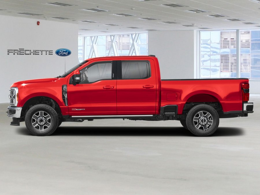 Ford Super Duty F-250 SRW LARIAT cabine 6 places 4RM caisse de 8 pi 2027 Rouge course