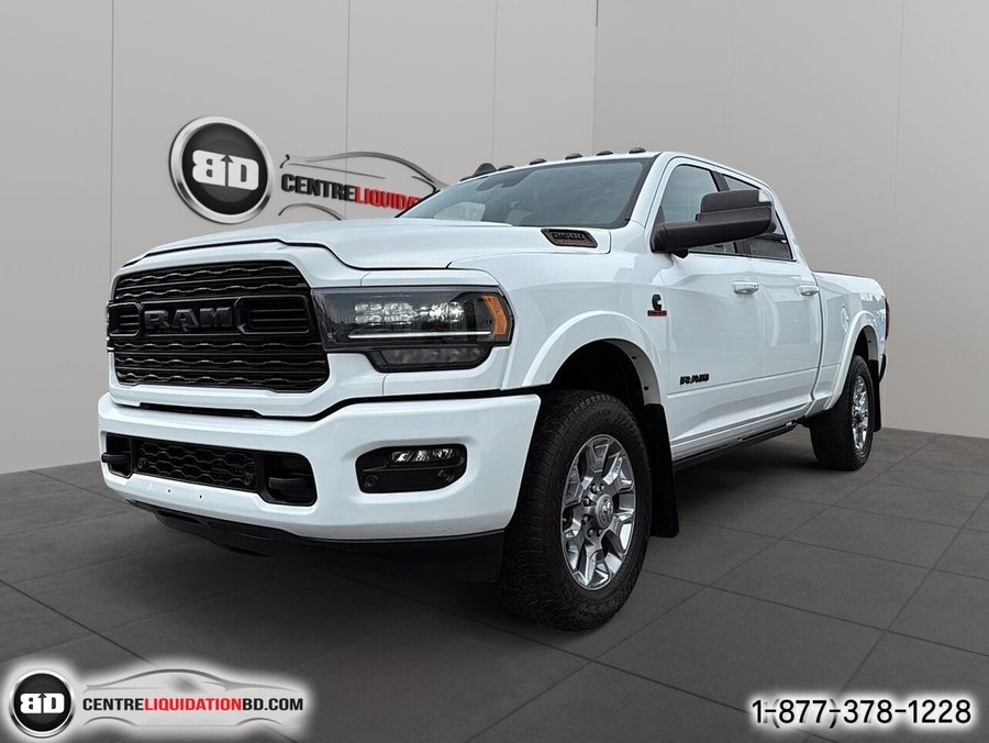 2022 Ram 2500 Limited cabine d'équipe 4x4 caisse de 6,4 pi White